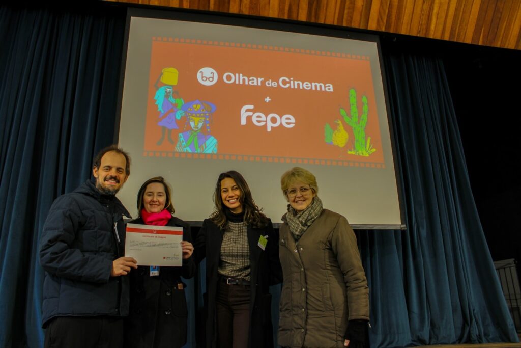 Em parceria com o ‘Olhar de Cinema’, Fepe é contemplada com parte do valor arrecadado no festival!