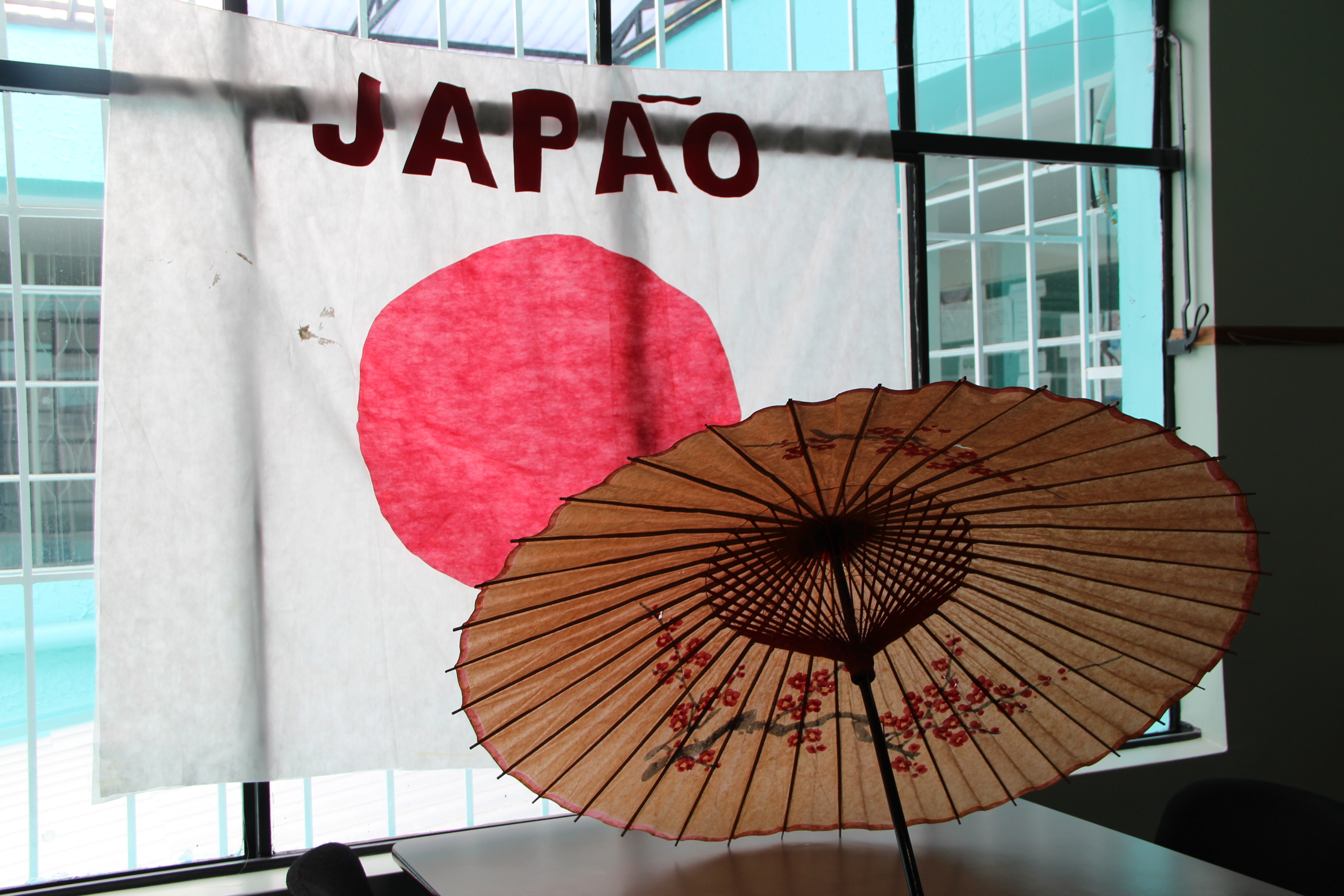 Sala de Aula decorada com o tema "Japão"